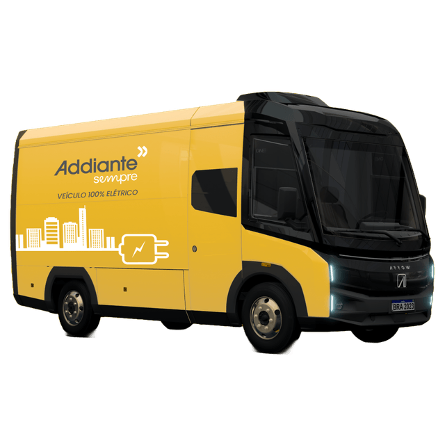 <p>Arrow One sob medida para logística eficiente, feito para operações que envolvem e-commerce, cosméticos, eletrônicos e bens de consumo.<br><br>
Única van elétrica nacional, o Arrow ONE é até 4x mais econômico e 2x mais produtivo.<br><br>
Autonomia de 200 km, porta elétrica com pulseira inteligente e até 2.000 kg de carga útil.<br><br>
Zero emissões, recarga rápida e tecnologia embarcada para transformar sua operação urbana.</p>